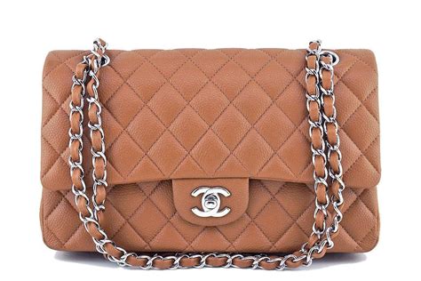 chanel classic flap bag caramel|classic chanel bag price.